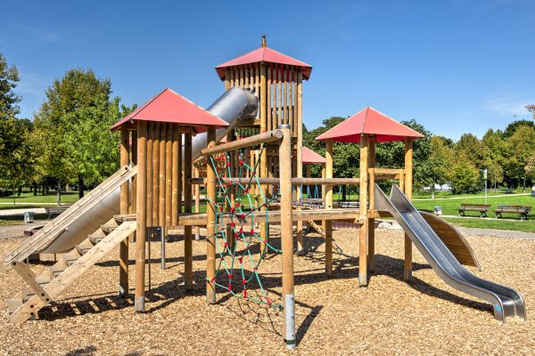 Playground Mulch Installation in San Jose